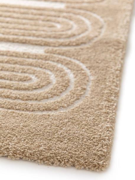 Tapis doux motifs en relief sinea Beige sable+Bleu naturel+Brun naturel 16 - vertbaudet enfant 