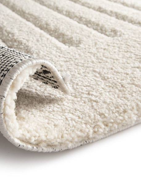 Tapis doux à reliefs aligne Beige sable 3 - vertbaudet enfant 