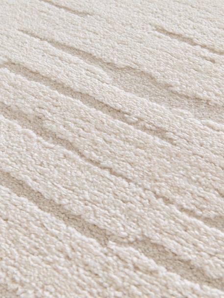 Tapis avec effet relief doux et confortable inuk Beige sable 3 - vertbaudet enfant 