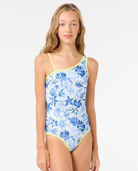 Maillot de bain une pièce island bliss fille Bleu foncé 1 - vertbaudet enfant 