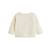 Sweat-shirt bébé en velours flocon Ecru 3 - vertbaudet enfant 