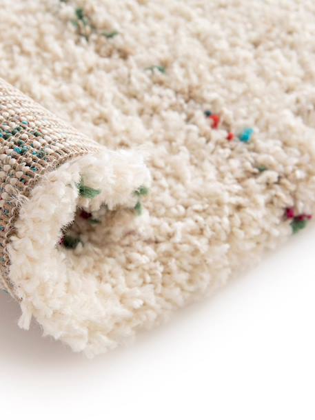 Tapis shaggy ethnique doux et volumineux bloom Beige sable 3 - vertbaudet enfant 