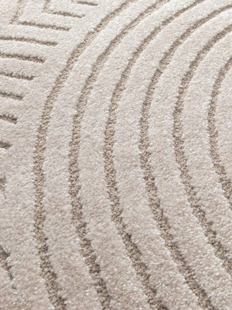 Tapis à relief doux et élégant groove Beige sable+Bleu naturel+Brun naturel 6 - vertbaudet enfant 