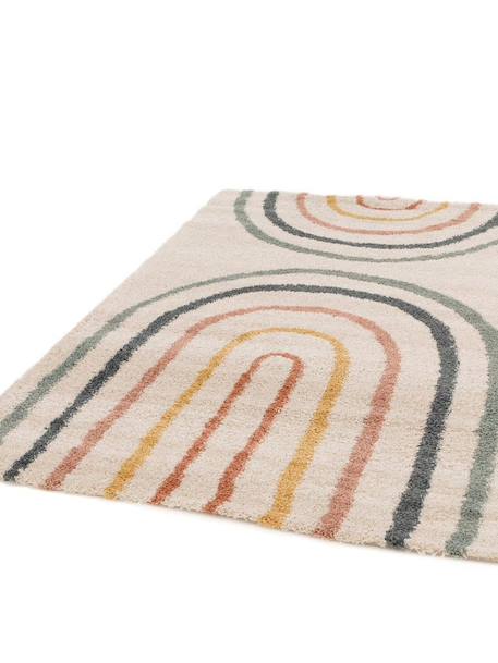 Tapis enfant épais et confortable harmoni Jaune naturel+Palette colorée+Rose poudrée 12 - vertbaudet enfant 