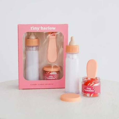 Coffret repas petit pot et biberon magiques pour poupée sucre d'orge Blanc, rose 2 - vertbaudet enfant 