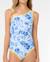 Maillot de bain une pièce island bliss fille Bleu foncé 5 - vertbaudet enfant 