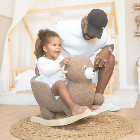 Ours à bascule bébé Marron 4 - vertbaudet enfant 