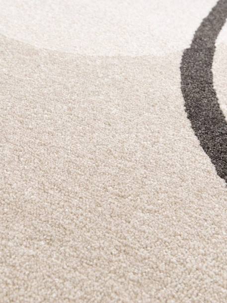 Tapis géométrique doux et confortable bilbao Beige sable+Vert naturel 6 - vertbaudet enfant 