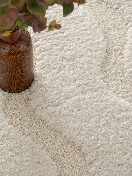 Tapis shaggy doux en polyester recyclé avec relief pemberley Beige sable 5 - vertbaudet enfant 