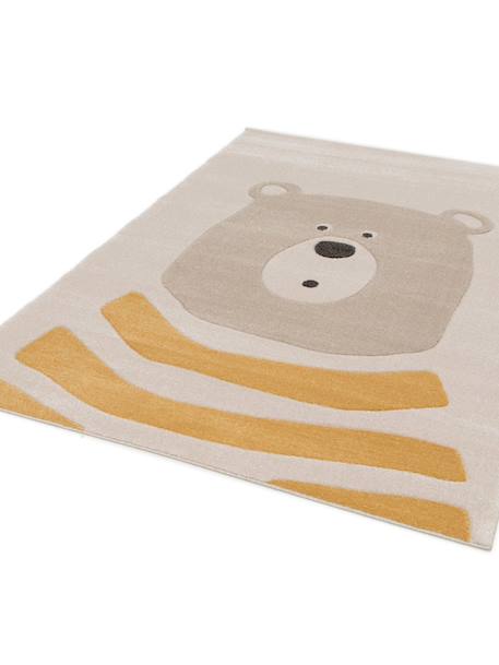 Tapis enfant doux et résistant teddy Jaune naturel 5 - vertbaudet enfant 