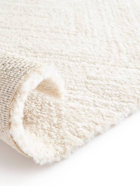 Tapis super doux en polyester recyclé byron Blanc pur 3 - vertbaudet enfant 