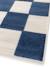 Tapis enfant avec effet sculpté petits carreaux Bleu naturel 5 - vertbaudet enfant 