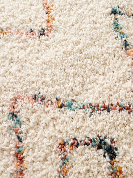 Tapis shaggy design doux et volumineux harlequin Beige sable 6 - vertbaudet enfant 