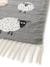 Tapis enfant en coton petits moutons Gris minéral 4 - vertbaudet enfant 