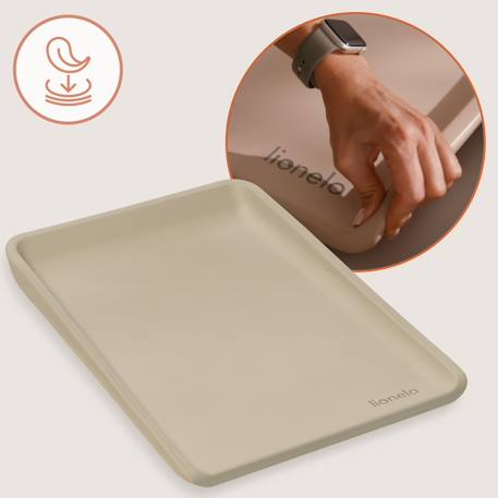 Matelas à langer en mousse megs 70 x 50 cm imperméable Beige sand+Grey dove 3 - vertbaudet enfant 