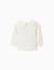 T-shirt en coton à manches longues avec imprimé minnie Blanc 2 - vertbaudet enfant 
