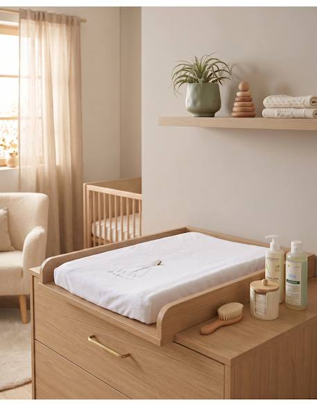 Housse matelas à langer Blanc 2 - vertbaudet enfant 