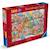 Puzzle noël au village des cookies 1000 pcs Rouge 1 - vertbaudet enfant 