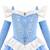 Déguisement enfant robe de princesse julia Bleu 4 - vertbaudet enfant 