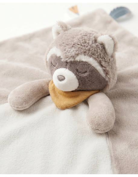 Doudou raton laveur raku Blanc 2 - vertbaudet enfant 