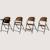 Chaise haute évolutive en bois 3en1 celia jusqu’à 110 kg avec réglage à une main Black wood+Grey wood+White cream+White natural wood 2 - vertbaudet enfant 
