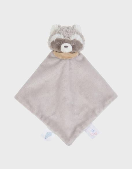 Doudou réversible jour & nuit raton laveur raku Blanc 6 - vertbaudet enfant 