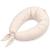 Coussin de grossesse et allaitement déhoussable en gaze de coton Beige+Bleu+Rose 1 - vertbaudet enfant 