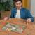 Puzzle noël arrive 500 pcs Bleu 3 - vertbaudet enfant 