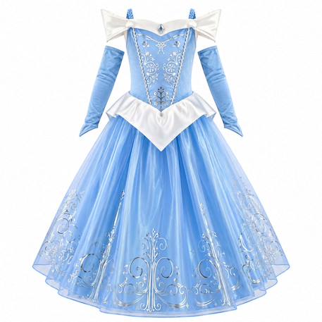 Déguisement enfant robe de princesse julia Bleu 2 - vertbaudet enfant 