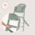 Chaise haute évolutive 2en1 beny de 6 à 36 mois Beige sand+Beige taupe+Green sage 15 - vertbaudet enfant 