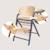 Chaise haute évolutive en bois 3en1 celia jusqu’à 110 kg avec réglage à une main Black wood+Grey wood+White cream+White natural wood 9 - vertbaudet enfant 