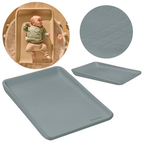Matelas à langer en mousse megs 70 x 50 cm imperméable Beige sand+Grey dove 7 - vertbaudet enfant 