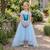 Déguisement enfant robe de princesse elsa Bleu 3 - vertbaudet enfant 