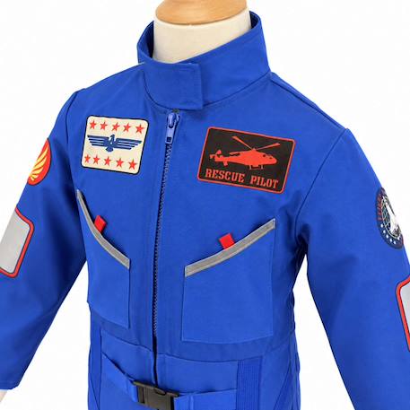 Déguisement enfant pilote d'hélicoptère Bleu 3 - vertbaudet enfant 