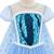 Déguisement enfant robe de princesse elsa Bleu 4 - vertbaudet enfant 