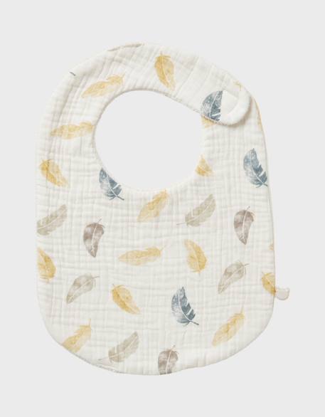 Lot de 3 bavoirs coton bio Blanc 6 - vertbaudet enfant 