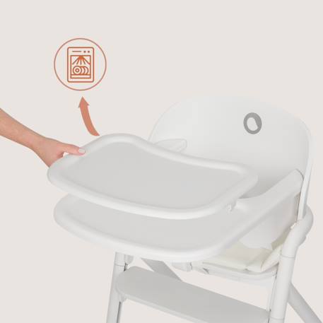 Chaise haute évolutive en bois 3en1 celia jusqu’à 110 kg avec réglage à une main Black wood+Grey wood+White cream+White natural wood 18 - vertbaudet enfant 