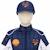Déguisement enfant pilote de course avec casquette Bleu+Rouge 4 - vertbaudet enfant 