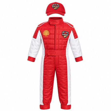 Déguisement enfant pilote de course avec casquette Bleu+Rouge 7 - vertbaudet enfant 