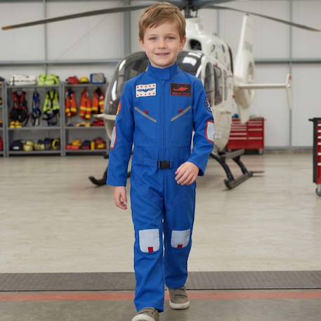 Déguisement enfant pilote d'hélicoptère Bleu 1 - vertbaudet enfant 