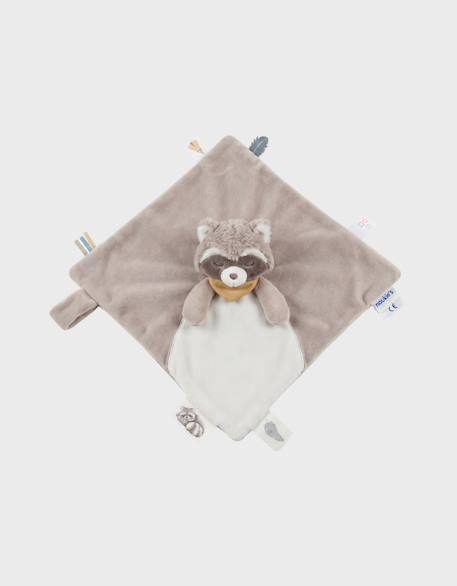 Doudou raton laveur raku Blanc 1 - vertbaudet enfant 