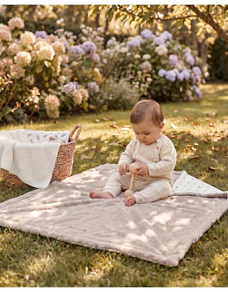 Couverture  ultra douce Blanc 2 - vertbaudet enfant 