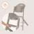Chaise haute évolutive 2en1 beny de 6 à 36 mois Beige sand+Beige taupe+Green sage 3 - vertbaudet enfant 