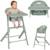 Chaise haute évolutive 2en1 beny de 6 à 36 mois Beige sand+Beige taupe+Green sage 13 - vertbaudet enfant 