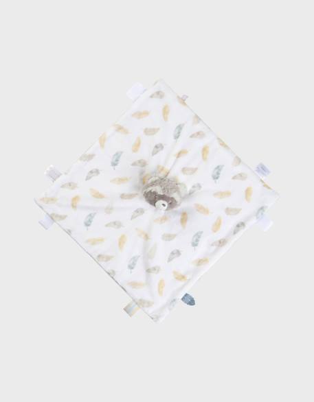 Doudou réversible jour & nuit raton laveur raku Blanc 4 - vertbaudet enfant 