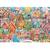 Puzzle noël au village des cookies 1000 pcs Rouge 2 - vertbaudet enfant 