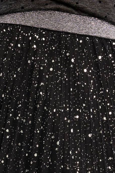 Jupe courte en tulle, détail strass Noir 3 - vertbaudet enfant 
