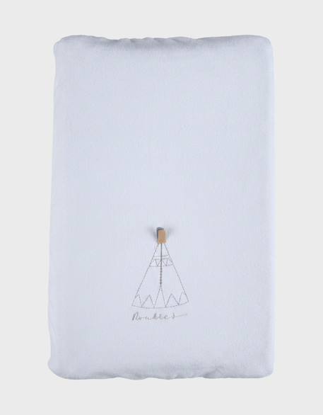 Housse matelas à langer Blanc 1 - vertbaudet enfant 