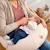 Coussin de grossesse et allaitement déhoussable en gaze de coton Beige+Bleu+Rose 2 - vertbaudet enfant 