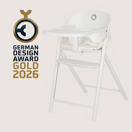 Chaise haute évolutive en bois 3en1 celia jusqu’à 110 kg avec réglage à une main Black wood+Grey wood+White cream+White natural wood 15 - vertbaudet enfant 